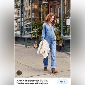 Hatch Denim Jumpsuit